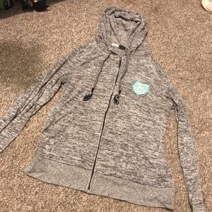 ivory ella Tops - Ivory Ella Zip Up Hoodie ivory ella Tops - Ivory Ella Zip Up Hoodie